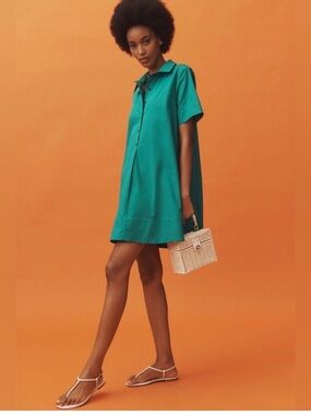 Pollie Short-Sleeve Swing Tunic Mini Dress
1X Anthropologie